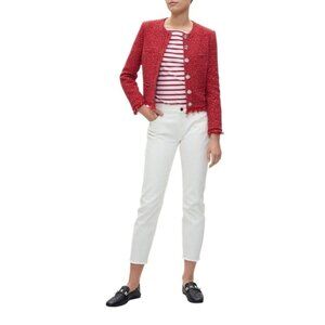 Claudie Pierlot Firey Red Tweed Jacket